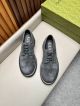 Gucci Man Grey Calfskin Business Leather Shoes 042879 (4)_th.jpg